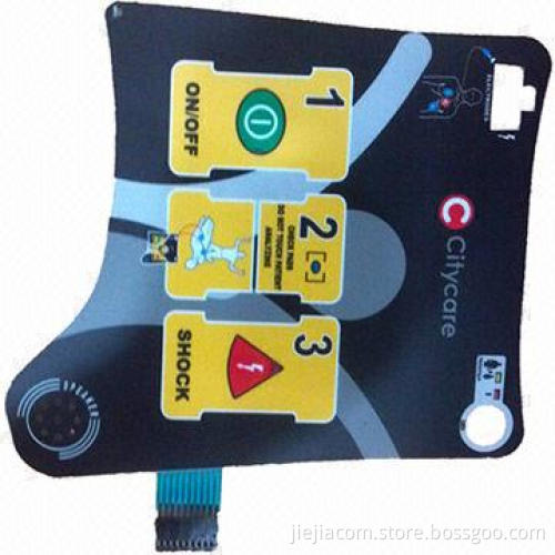 Light Touch Membrane Keypad Switches, 0.5-10 Ohms Contact Resistance, ≤50V DC Voltage